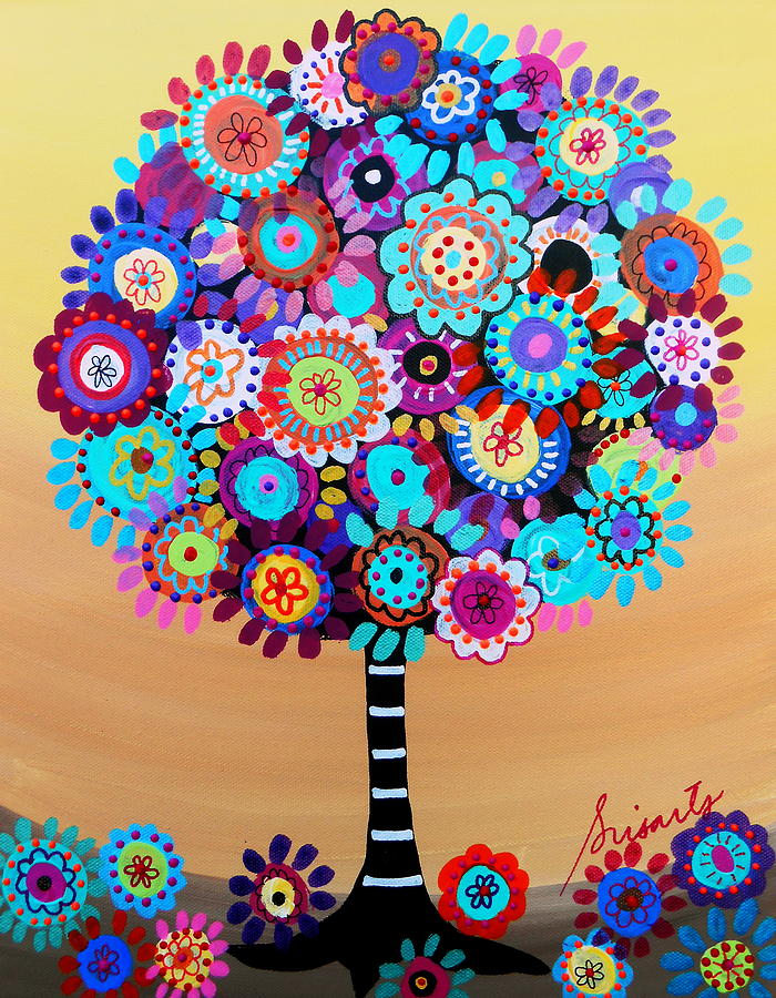 Cool Painting - Tree Of Life #123 by Pristine Cartera Turkus