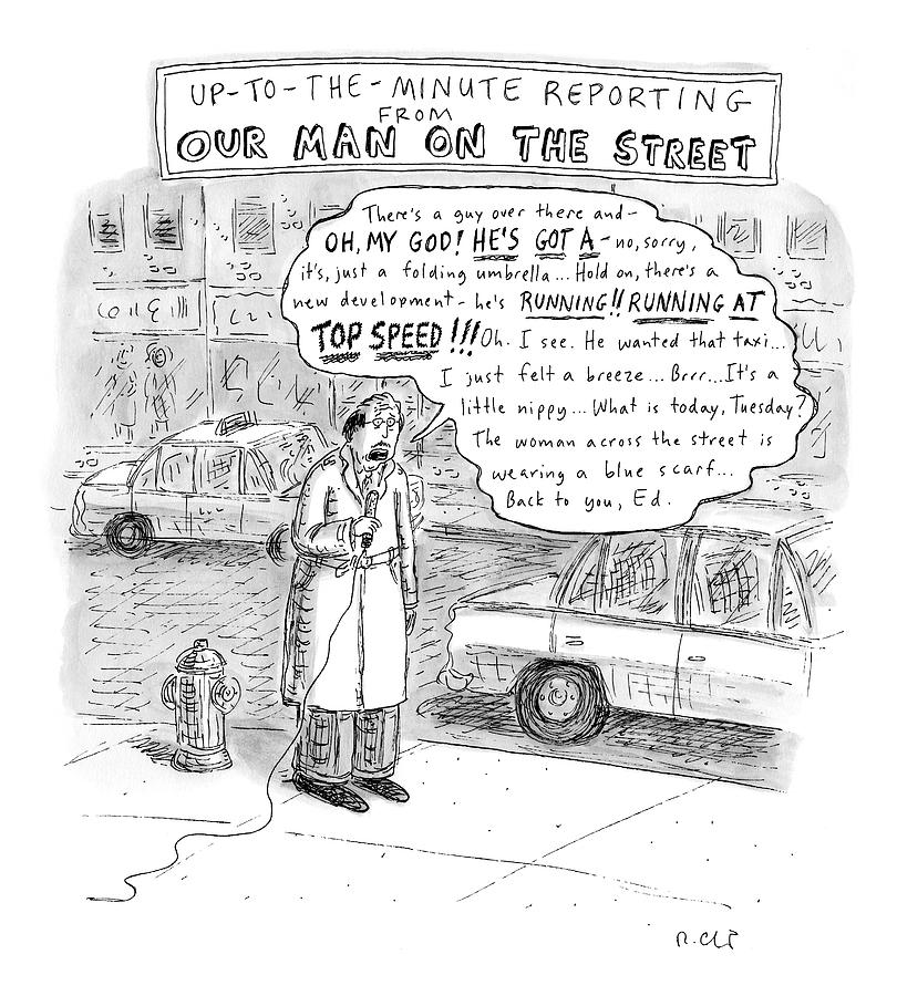 New Yorker February 9th, 2009 Drawing by Roz Chast