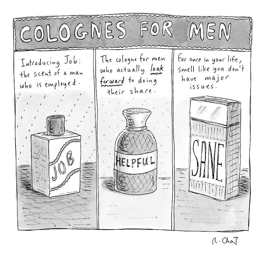 Colognes For Men Drawing by Roz Chast