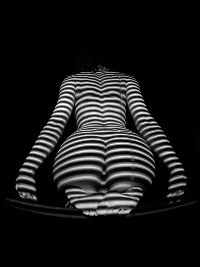 1249 Zebra Woman Stripe Series  1249 Photograph by Chris Maher