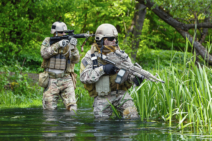 Green Berets U.s. Army Special Forces #125 Photograph by Oleg Zabielin