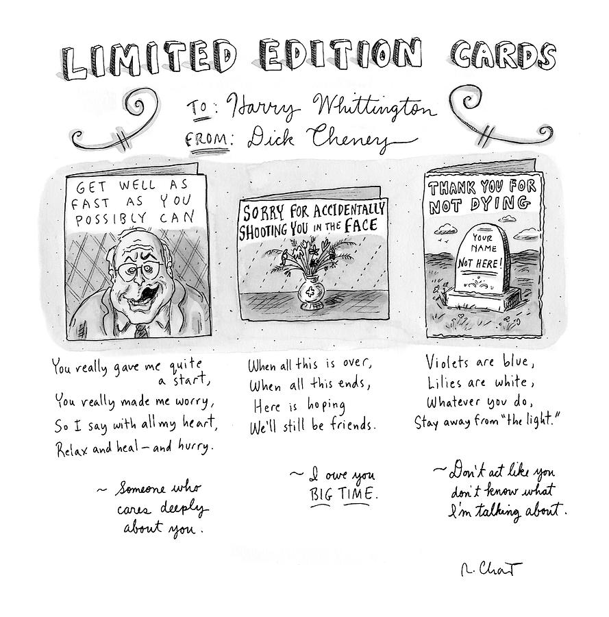 Limited Edition Cards Drawing By Roz Chast Fine Art America