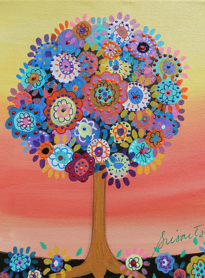 Tree Of Life #127 Painting by Pristine Cartera Turkus
