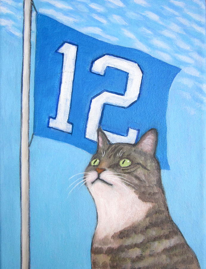 12s Cat #1 Painting by Kazumi Whitemoon