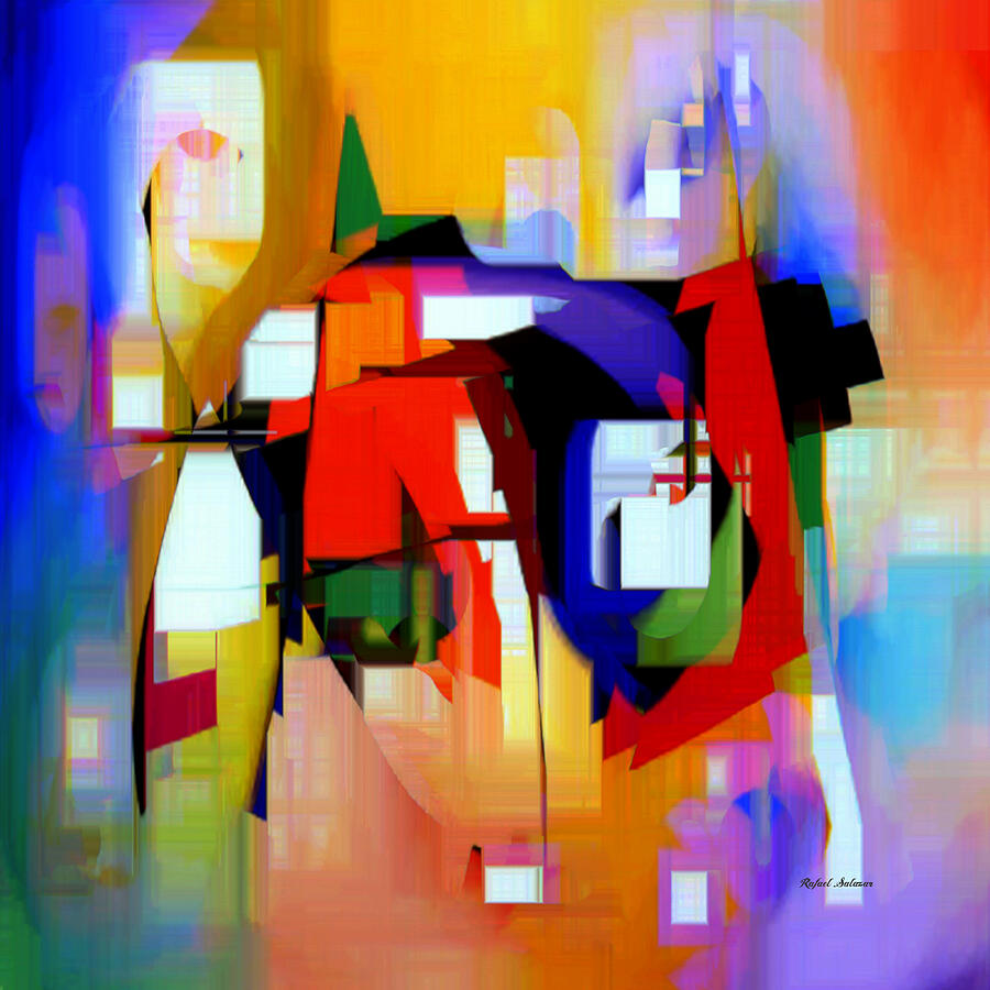 Abstract Series IV #13 Digital Art by Rafael Salazar