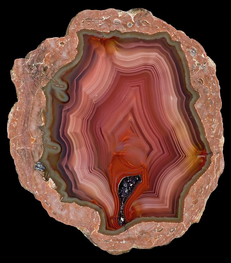 Agate #13 Photograph by Natural History Museum, London/science Photo Library