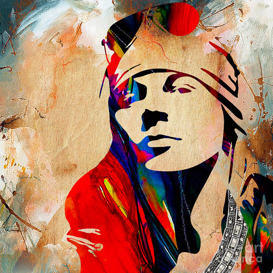 Axl Rose Mixed Media - Axl Roxe Collection #17 by Marvin Blaine