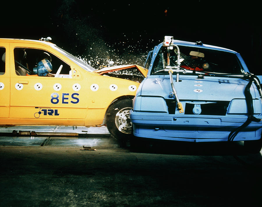 Crash Testing #13 Photograph by Trl Ltd./science Photo Library