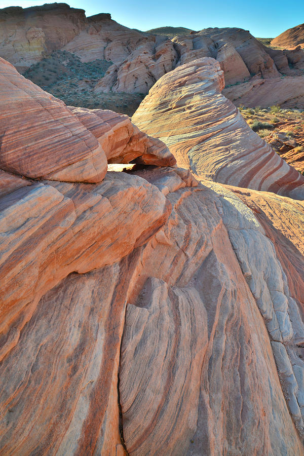 Fire Wave in Valley of Fire #15 Photograph by Ray Mathis