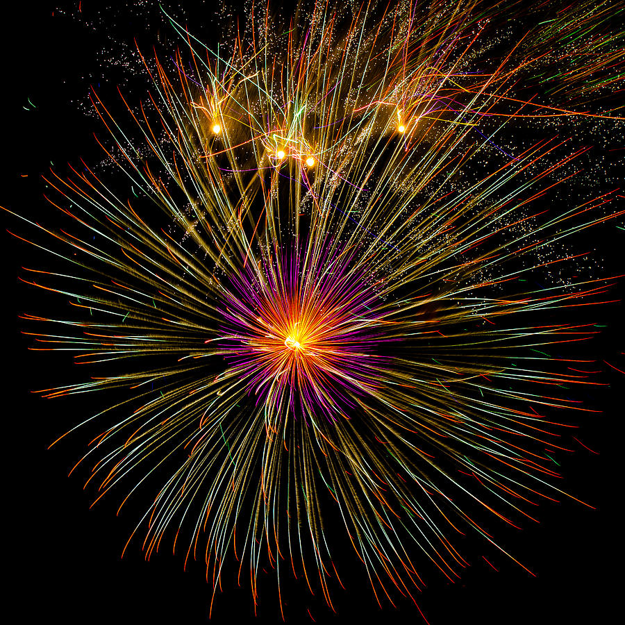 Madison Photograph - Fireworks #13 by Victor Marsh