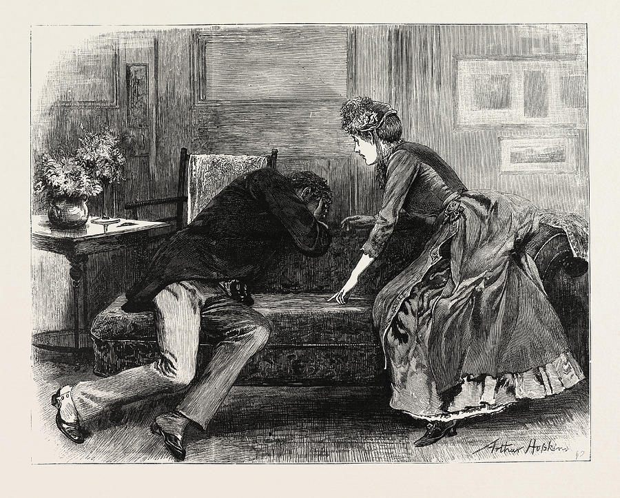 First Person Singular Drawing By Hopkins, Arthur (1848-1930), English 