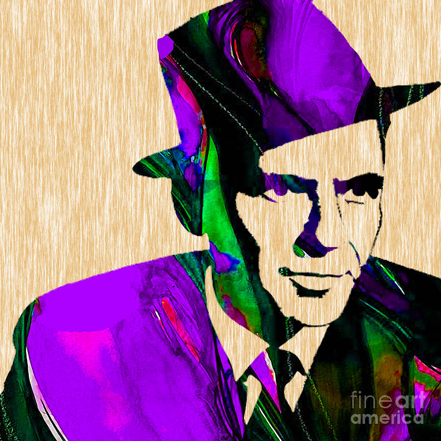 Frank Sinatra Art #11 Mixed Media by Marvin Blaine