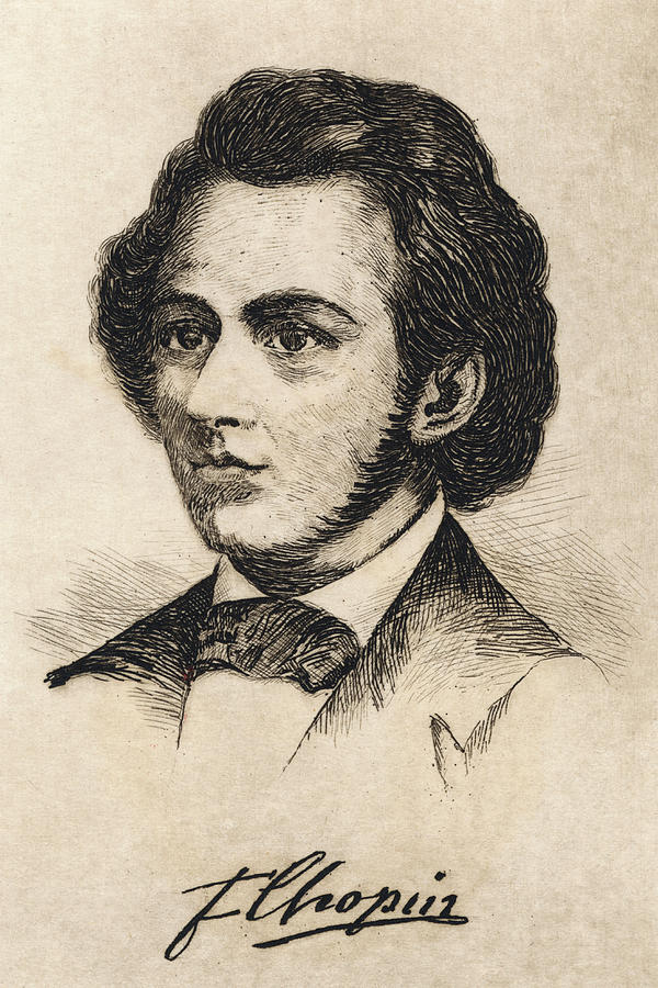 Фредерик шопен рисунок