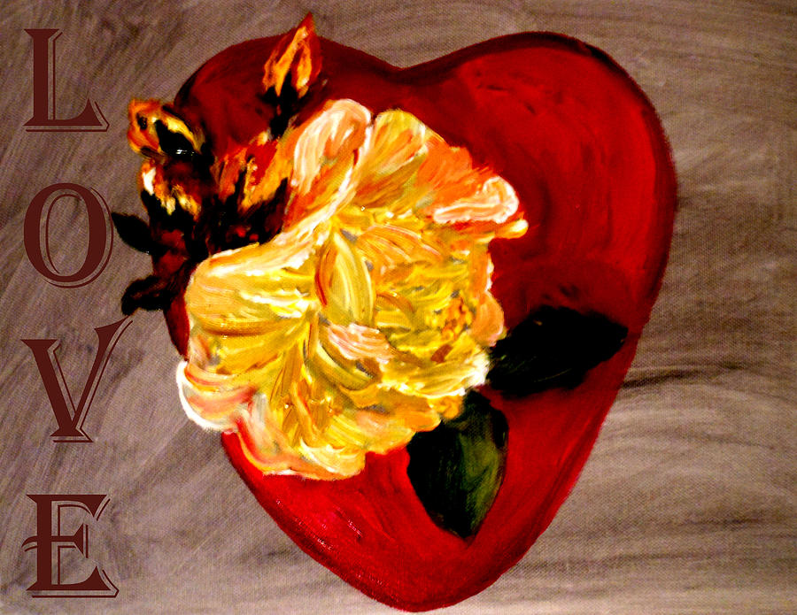 God is love #13 Painting by Amanda Dinan
