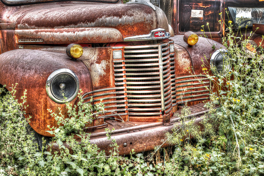 Transportation Photograph - Gold KIng MIne Rusting Vehicle #13 by Robert Jensen