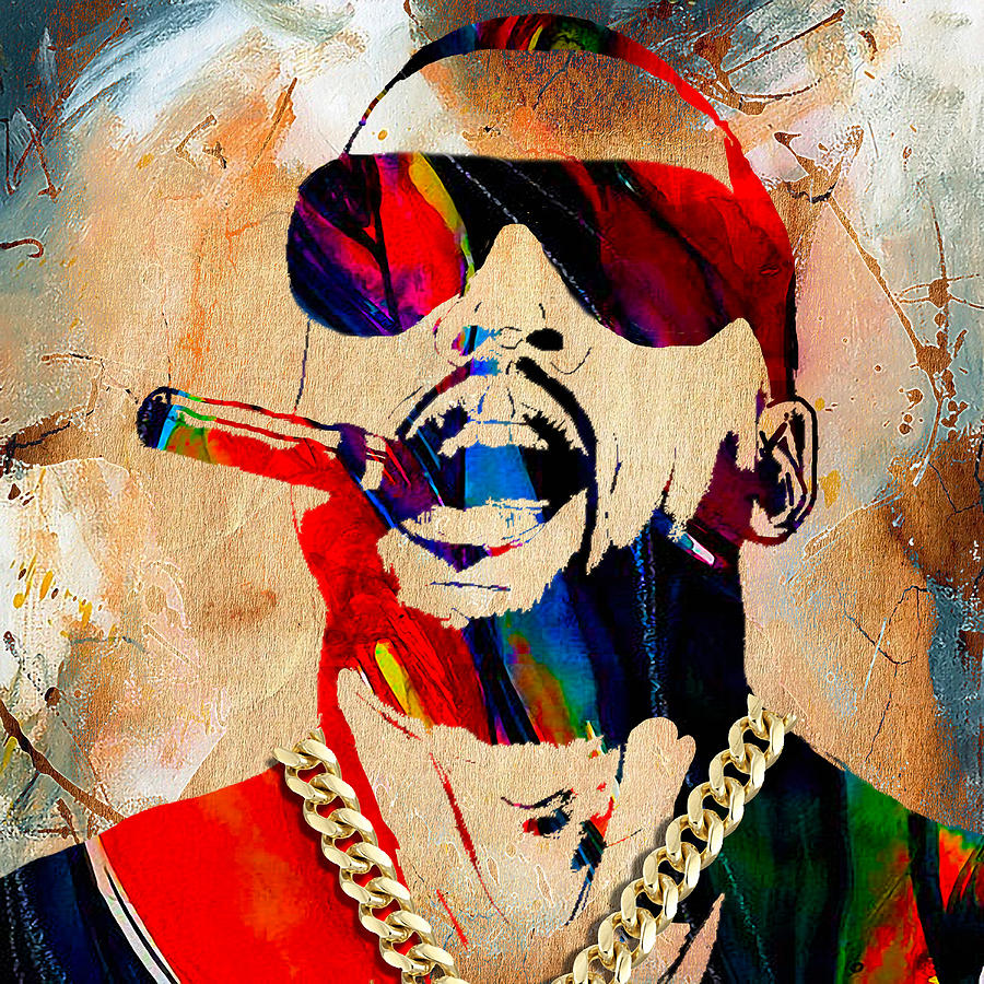 Kanye West Collection #20 Mixed Media by Marvin Blaine