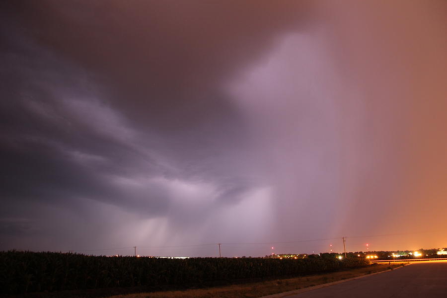 Late Night Early July Thunderstorm #12 Photograph by NebraskaSC