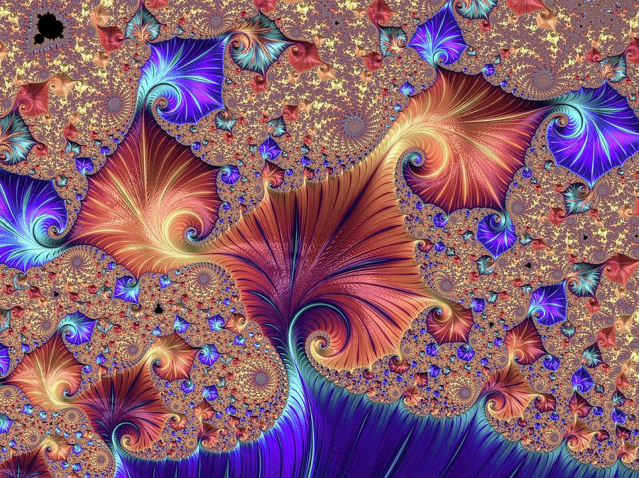 Abstract Photograph - Mandelbrot Fractal #13 by Alfred Pasieka