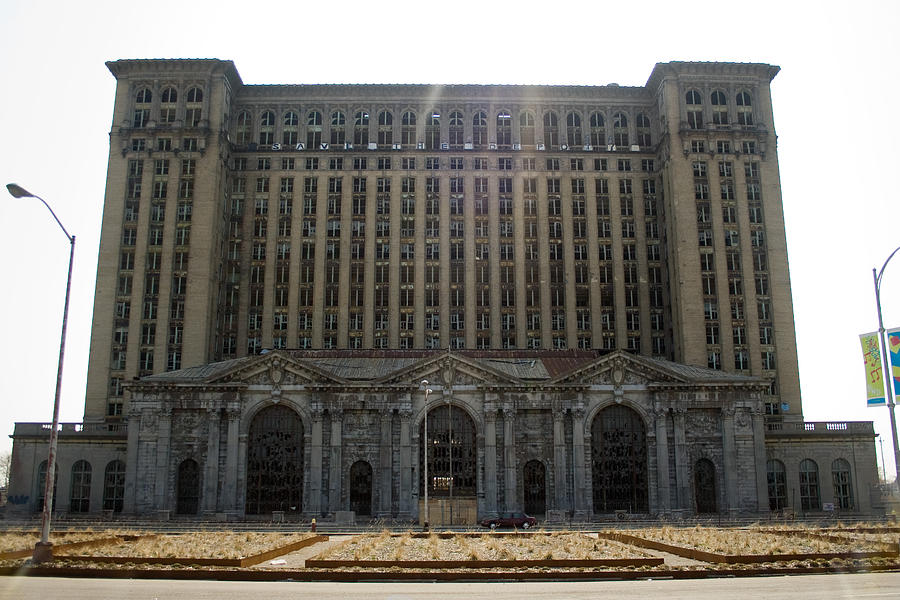 Detroit Photograph - Michigan Central Station #13 by Gary Marx