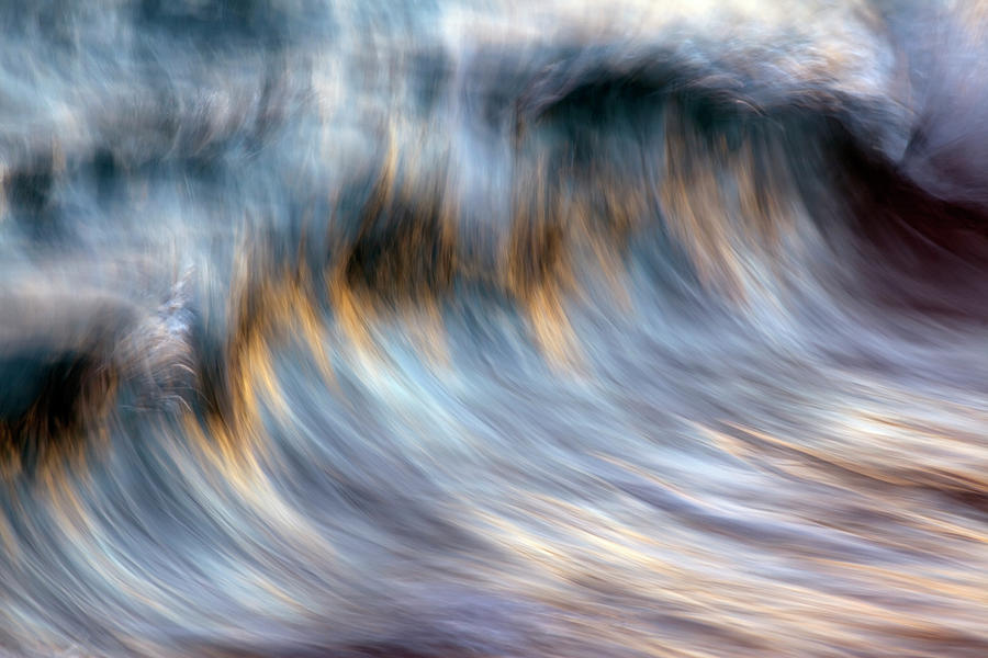 Ocean Wave Blurred By Motion  Hawaii #13 Photograph by Vince Cavataio