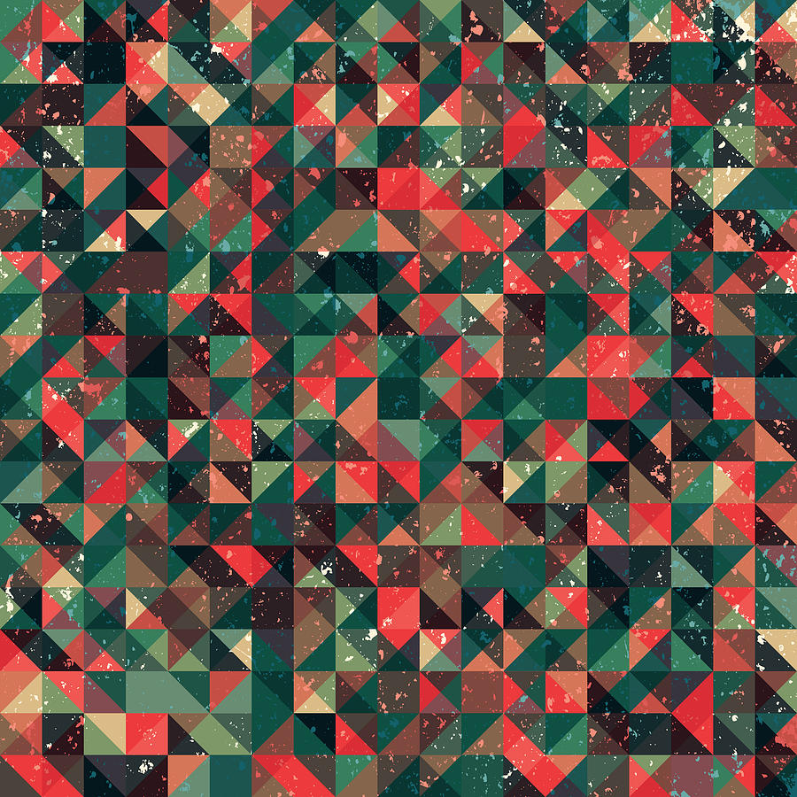 Pixel Art Square #13 Digital Art by Mike Taylor