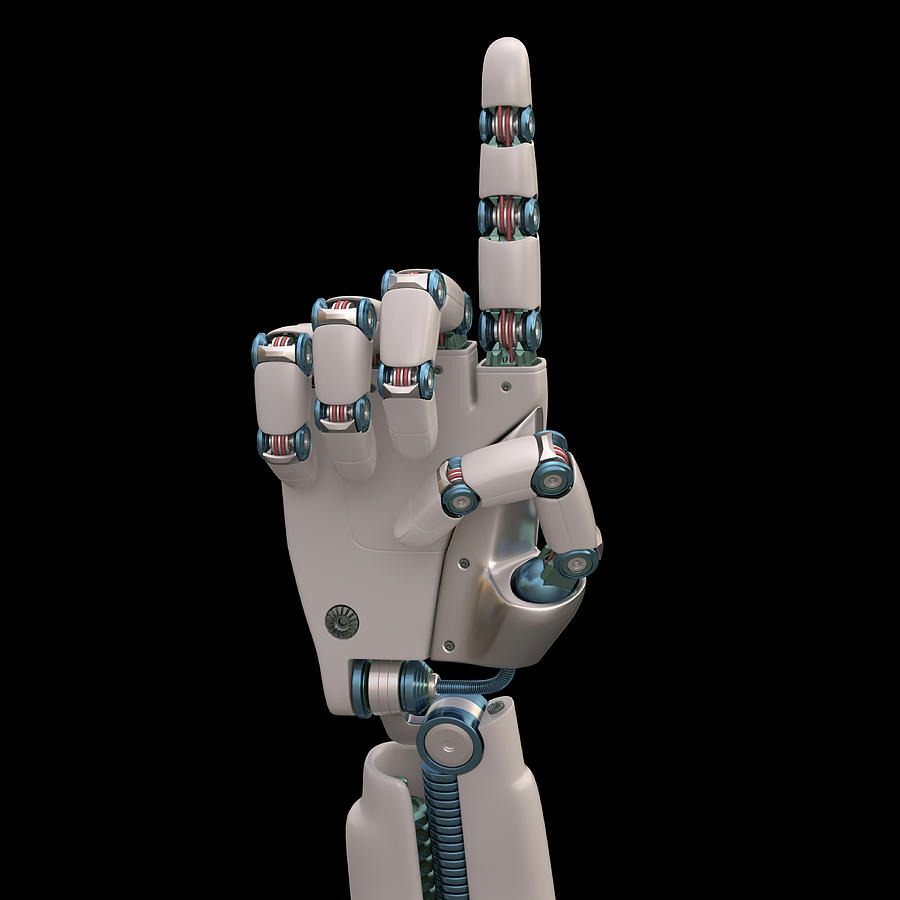 Robotic Hand #13 Photograph by Ktsdesign