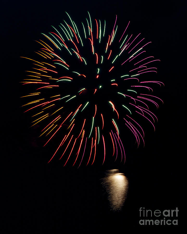 RVR Fireworks 2013 #13 Photograph by Mark Dodd