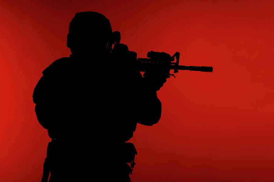 marine sniper silhouette
