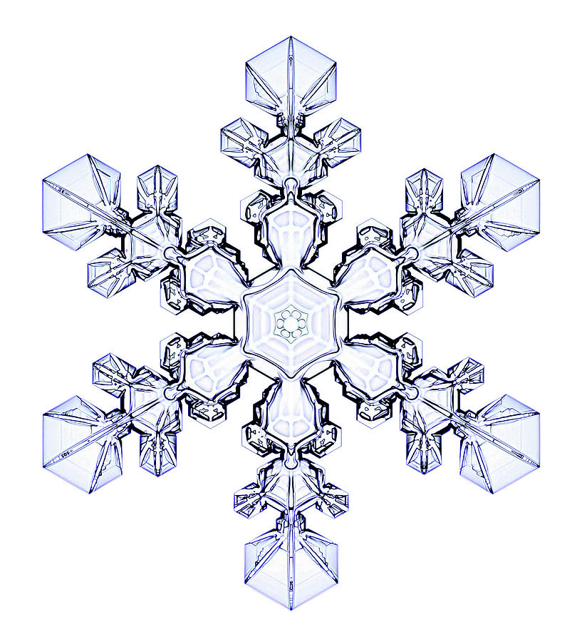 Snowflake #13 Photograph by Kenneth Libbrecht