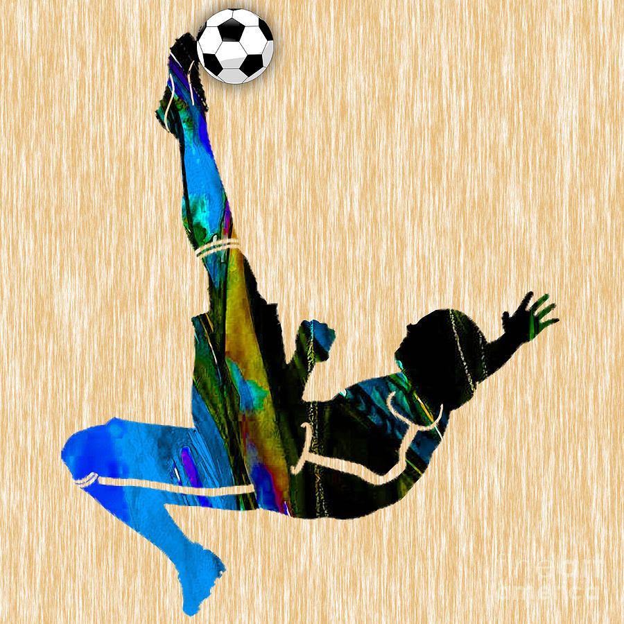 Soccer #13 Mixed Media by Marvin Blaine