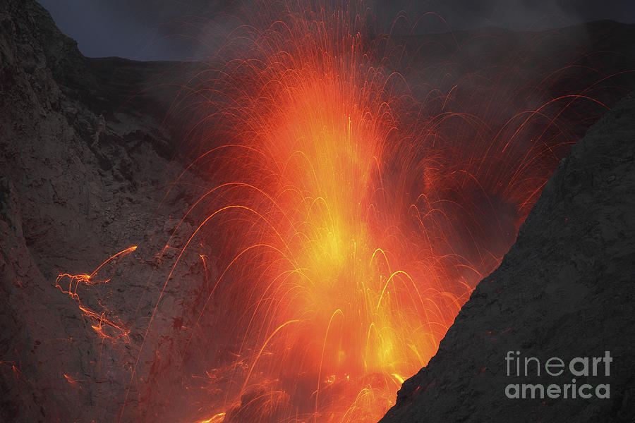 Strombolian Type Eruption Of Batu Tara #13 Photograph by Richard Roscoe
