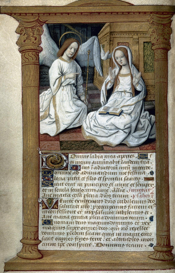 The Annunciation #13 Painting by Granger