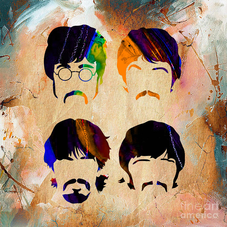 The Beatles Collection #13 Mixed Media by Marvin Blaine