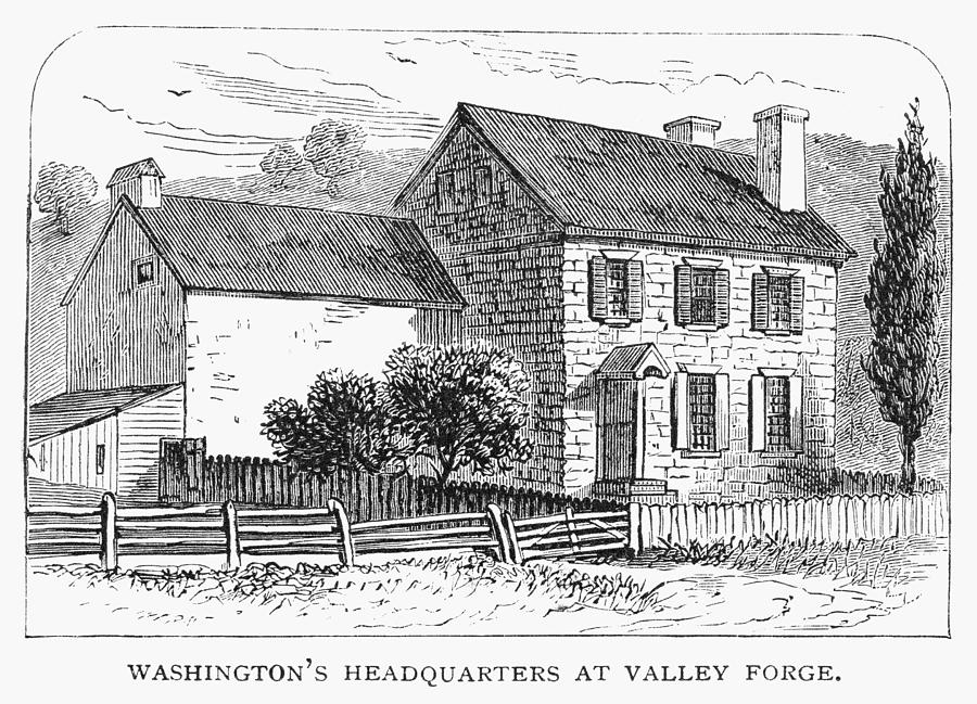 18th Century Photograph - Washington: Headquarters #13 by Granger