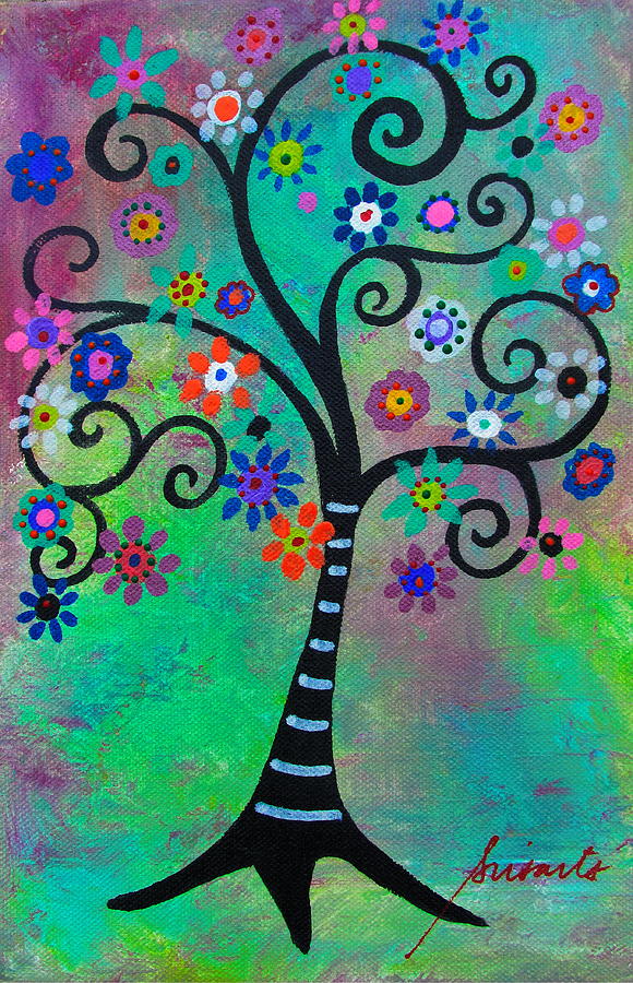 Tree Of Life #134 Painting by Pristine Cartera Turkus