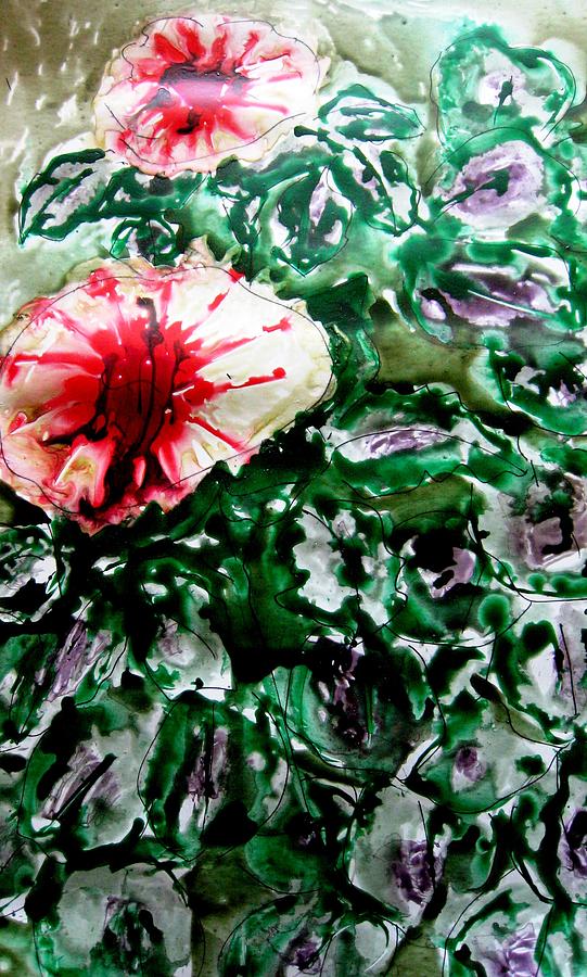 Still Life Painting - Heavenly Flowers #135 by Baljit Chadha