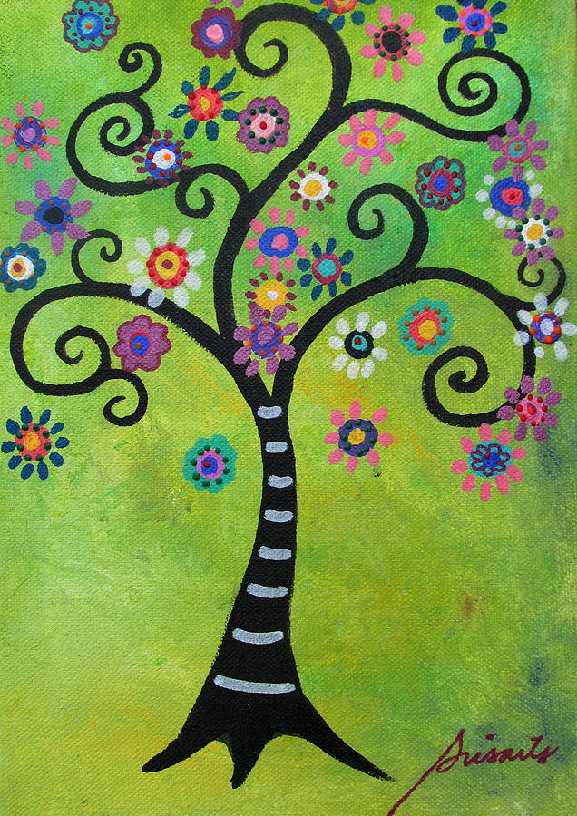 Tree Of Life #135 Painting by Pristine Cartera Turkus