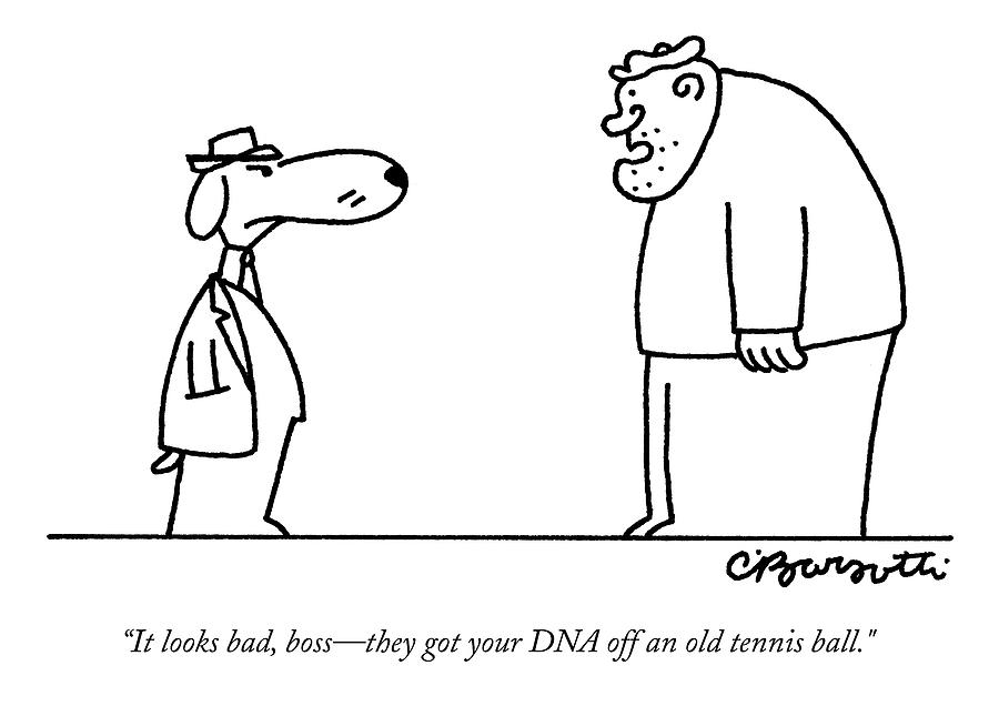 It Looks Bad Drawing by Charles Barsotti