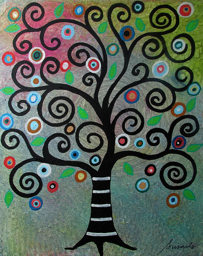 Tree Of Life #136 Painting by Pristine Cartera Turkus