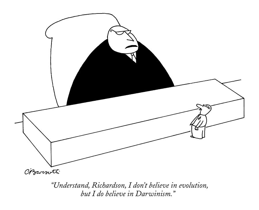 Understand, Richardson, I Dont Believe Drawing by Charles Barsotti