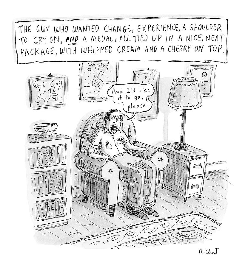 New Yorker March 24th, 2008 Drawing by Roz Chast