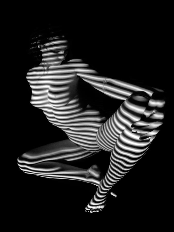 1386 Zebra Woman Stripe Series Photograph by Chris Maher