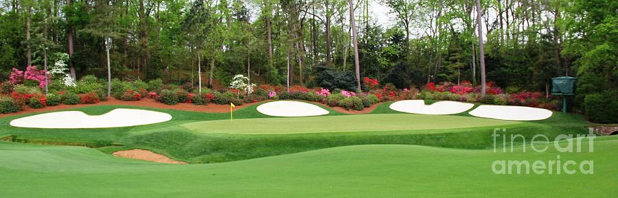 The Masters Photograph - 13th Green  Augusta by Tom McGuirk