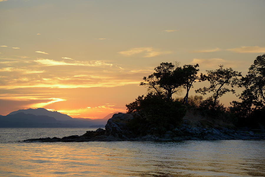 Sunset Photograph - Canada, British Columbia, Gulf Islands #14 by Kevin Oke