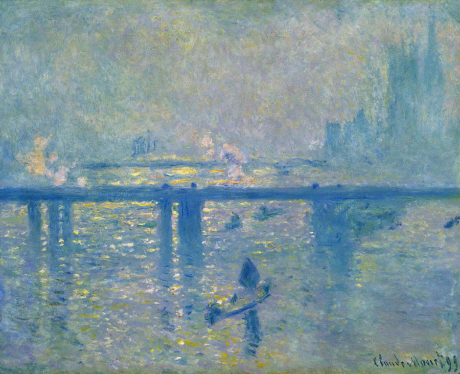 Charing Cross Bridge #32 Painting by Claude Monet