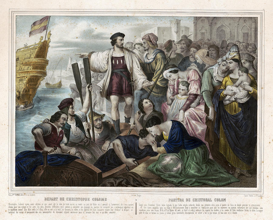 Christopher Columbus (1451-1506) Painting By Granger - Pixels