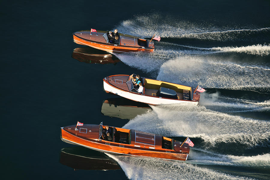 Classic Wooden Runabouts #82 Photograph by Steven Lapkin