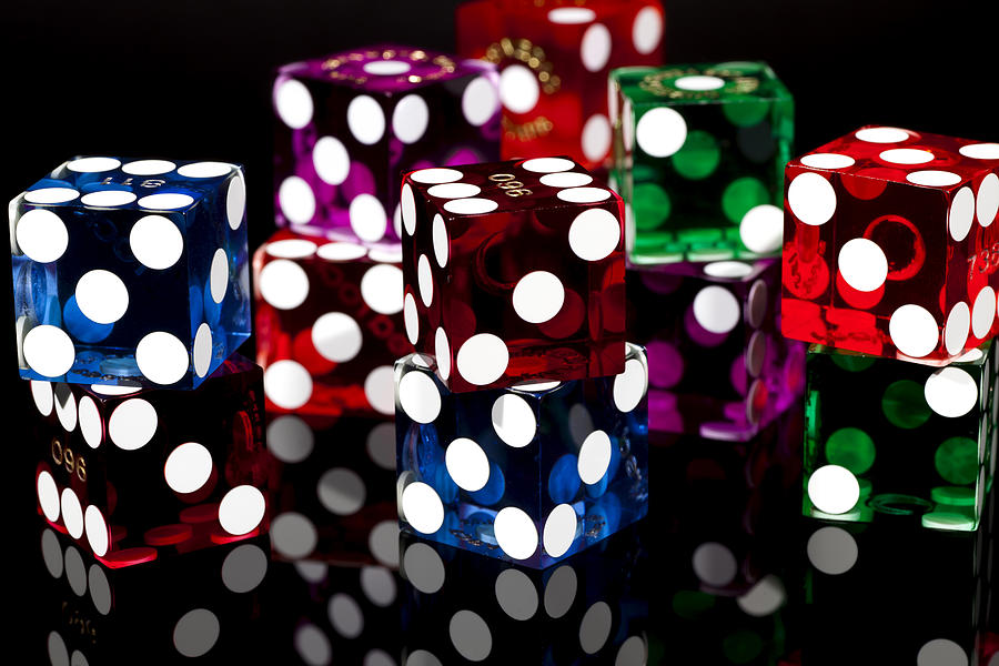 Colorful Dice Photograph by Raul Rodriguez