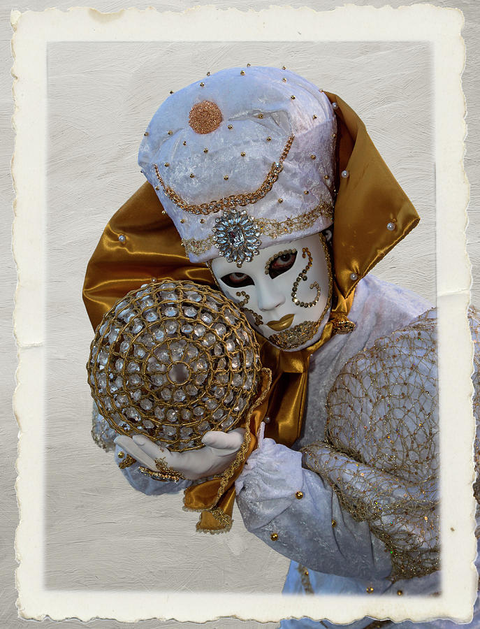 City Photograph - Elaborate Costume For Carnival Venice #14 by Darrell Gulin