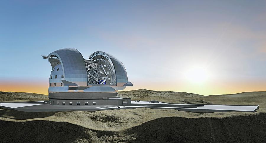 European Extremely Large Telescope #14 Photograph by European Southern Observatory/science Photo Library